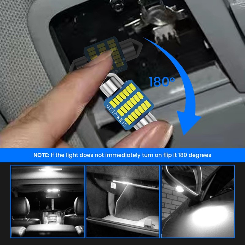 LED Light Bulb Kit Set for 2005-2021 Tacoma 6000K Bright
