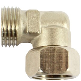 Male/Female 22mm 1/2" Elbow Compression Fitting Connector for Showers and Baths