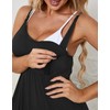 Sosolism Maternity Nursing Nightgown Built in Bra Summer Pregnancy Gown