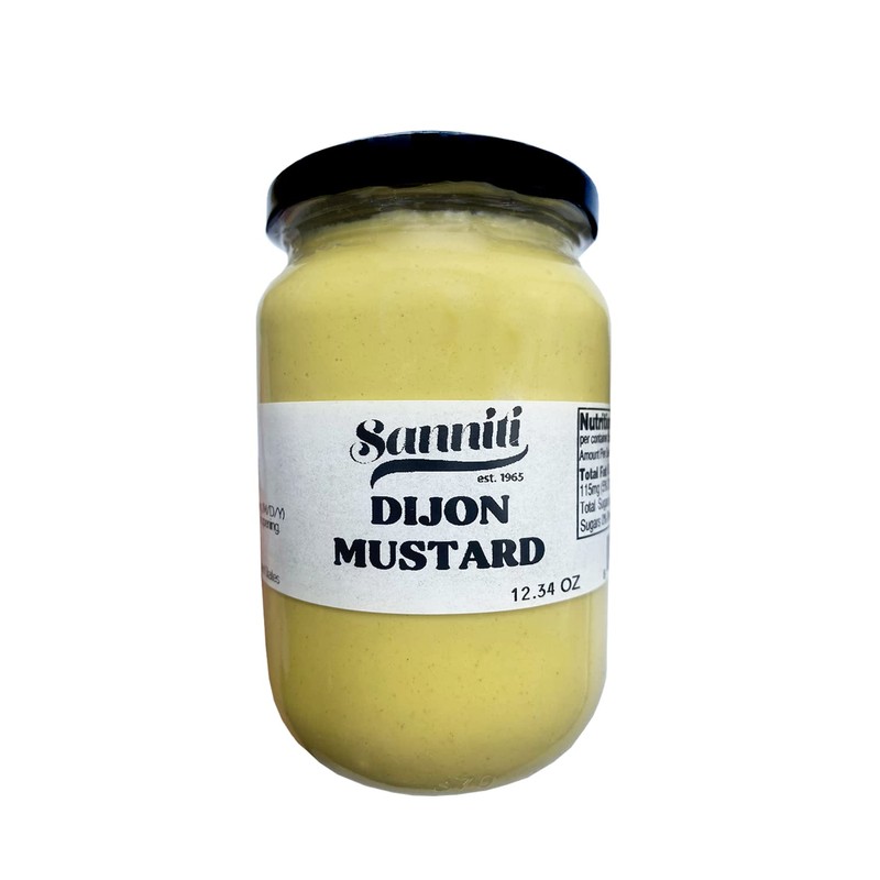 Sanniti Dijon Mustard Imported From France, 12.34 oz (Pack of