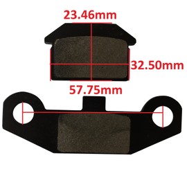 RedCap Front Brake Pad for Kandi 49cc 110cc Go Kart Buggy 49FM5 49FM5-E 110GKT 110GKG-2 ATV Coleman AT200-B atv rear brakes TaoTao ATA125F1 ATA150G Bull 150 G200 Raptor 200 250