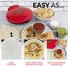 Taco Tuesday Deluxe 10-inch 6-Wedge Electric Quesadilla Maker with Extra
