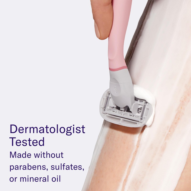 Flamingo Shaving Gel for Women, Foaming Gel with Aloe Vera,