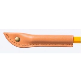 Shinko Seiki HE-201CA Pencil Cap, Genuine Leather, L, Camel