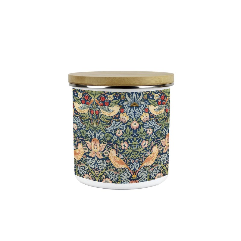 Purely Home Blue Strawberry Thief Kitchen Storage Canister - Morris