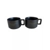 STARBUCKS Reserve Roastery CHICAGO 10 oz Black Mug Set of