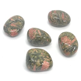Unakite Crystal Large Tumbled Stone - 1 Pc