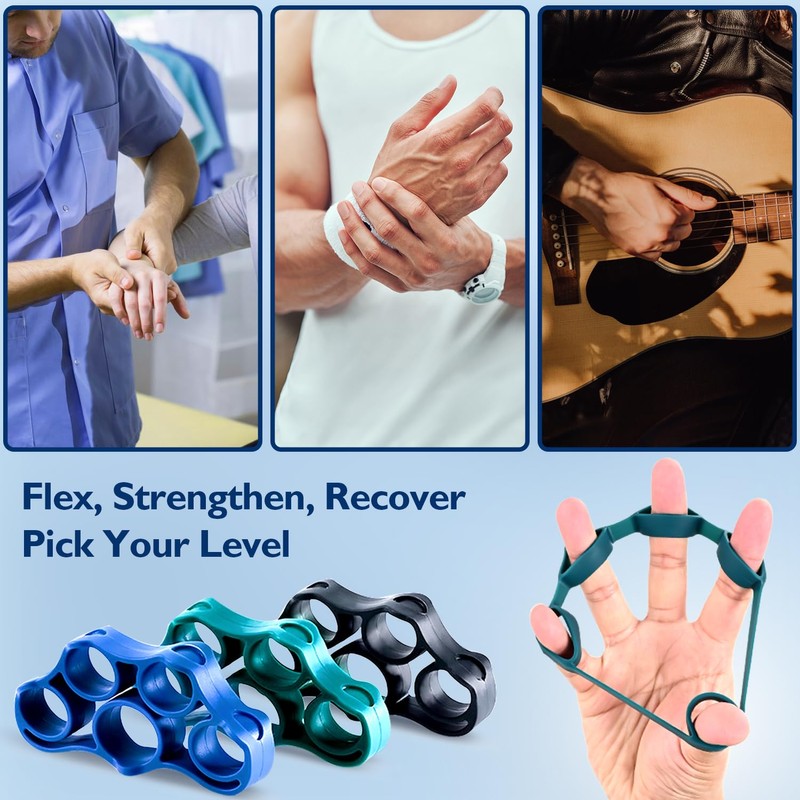 FitBeast Hand Grip Strengthener, Finger Exerciser, Forearm Strengthener Kit -