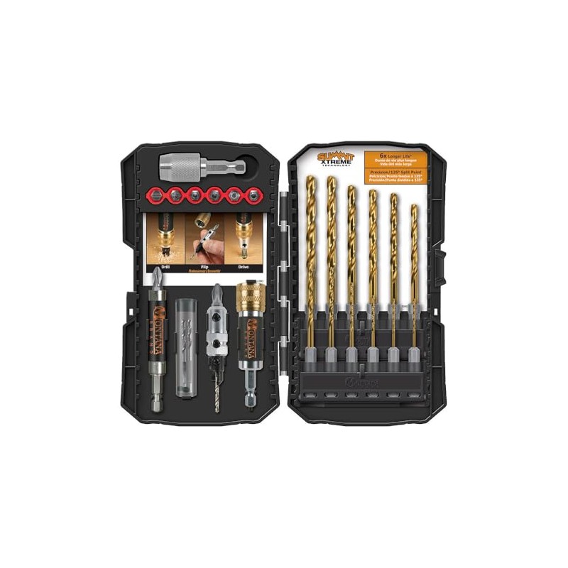 Montana Brands MB-63126 28 Piece Titanium Coated Drill and Drive