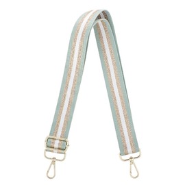 Youteer Adjustable Handbag Strap Wide Purse Strap Replacement Shoulder Crossbody Bag Strap Green Stripe