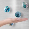 Sunsturm 12PCS Glass Fridge Mangets, Marble Refrigerator Magnets for Kitchen,