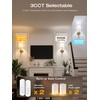 CLOUDY BAY 10000mAh Battery Operated Wall Sconces,Up to 100 Hours