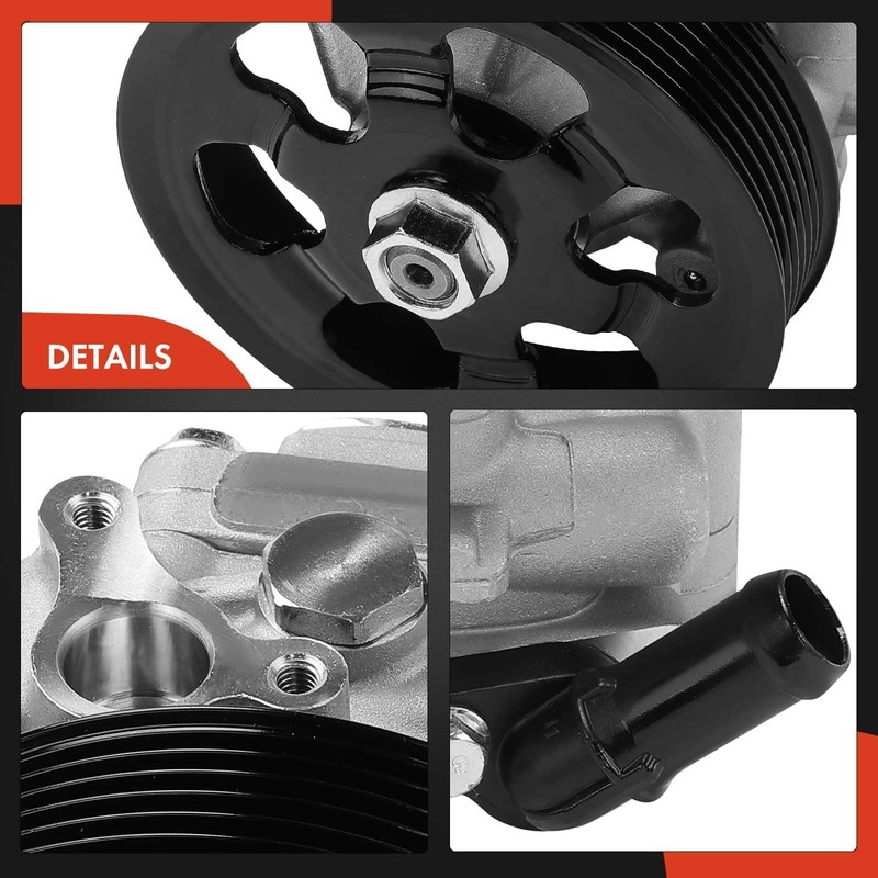 A-Premium Power Steering Pump, with Pulley, Compatible with Honda CR-V
