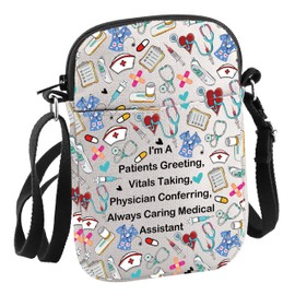 Medical Assistant Gift I'm a Patients Greeting Crossbody Bag Medical Worker Gift (I'm a Patients CA CB)