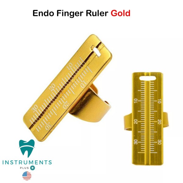Inst-Plus Dental Finger Ruler Endo Gauge Span Measure Scale Ring