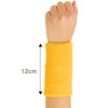 HATAS 359 Knit Pile Wristband, 4.7 inches (12 cm), Yellow,
