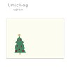 Writing Paper Set for Children "Christmas Tree" DIN A5 Lined