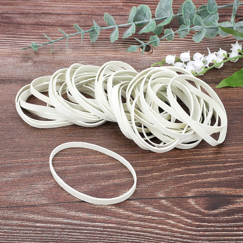 Elastic Bands Heavy Duty 100Pcs Thick rubber bands100x5mm Natural Strong