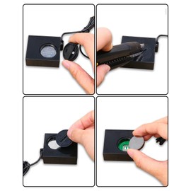 MACHSWON Black Small Motor Speedometer Digital Chainsaw Speedometer 30000RPM Inductive Tachometer Gauge for Lawn Mower Chainsaw ATV UTV Boat Tractor