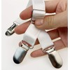 1 Pair of Adjustable Elastic Bottom Clip Y-Style Suspenders, with