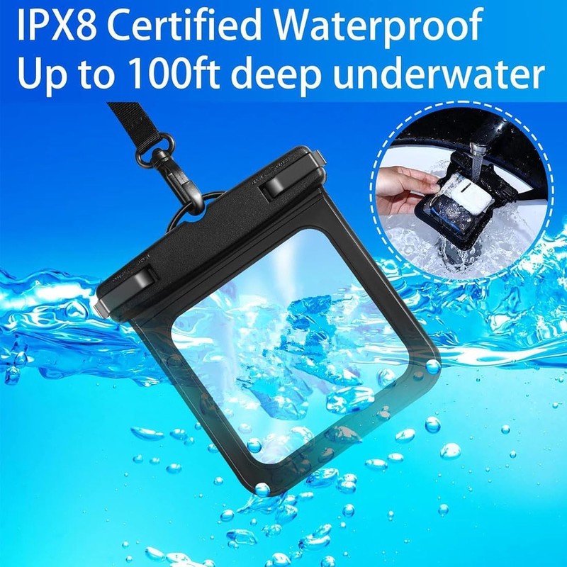 Khxriypha 2 Pack TPU Waterproof Car Key Fob Shell Case