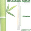 LOCIUN Bamboo Toothpicks – 2000 Count, Individually Wrapped, Dual-Pointed Tips,