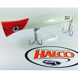 Halco Roosta Haymaker Popper 195mm White Redhead