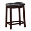 Angel Line Cambridge Padded Saddle Stool with Cushion, 24" Set