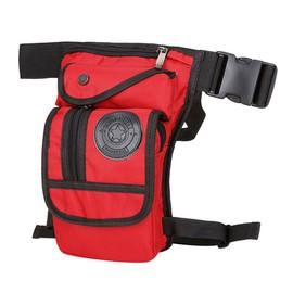 Motorcycle Drop Leg Bag Nylon Waist Pack for Men Women Travel Hiking Tactical Cycling Bike Ride Riding Crossbody Shoulder Fanny Pouch