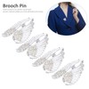 4Pcs Brooch Pin Diamond Angel Wing Pattern Cute Fashion Lapel