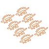 100pcs Paper Clips Portable Mini Cute Dinosaur Shape Electroplated Metal