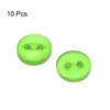 sourcing map 10pcs 14L Green Round Sewing Buttons 9mm 11/32"