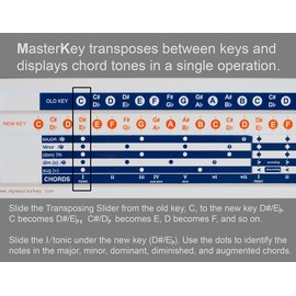 MasterKey - The Finest Music Transposing Tool. Easily Transpose Notes and Chords to Any Key with No Mistakes!