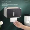 Toilet Paper Roll Box Cover Waterproof Punch Free Prevent Corrosion