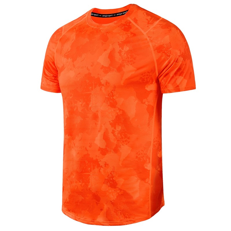 Athletic Shirts for Men Dry Fit Moisture Wicking Short Sleeve