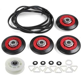 Dryer Repair Kit Replacement For Maytag Maxima XL Steam dryer, Maytag Bravos X XL Dryer, Maytag Epic Z With Roller, Belt & Pulley Etc