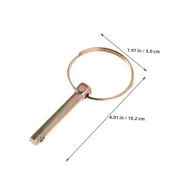 BUGUUYO 20pcs Heavy Duty Truck Hitch Pin Safety Locking Coupler Pins with Ring for Agricultural Machinery for Secure Fastening