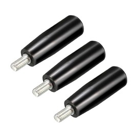 sourcing map 3Pcs Revolving Handwheel Machine Handle M8 Male Threaded Stem 61mm Handle Length for Milling Machinery