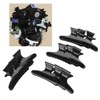 Black Hairdressing Clamps, Hair Claw Clamps 12Pcs/set Hair Clip, PP