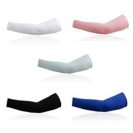 Korean Made Freestyle2 UV Protection Cooling Arm Sleeves for Hiking & Fishing Summer Essentials Cooling Arm Sleeves (Pink) 5ea
