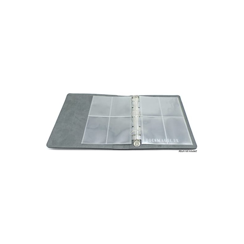 docsmagic.de 25 4-Pocket Mini Album Toploading Pages Clear Standard Size