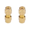 RFaha 6pcs Antenna Adapter RPSMA Male to RP-SMA Male Connector