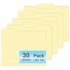 Manila Folders, HERKKA 30 Pack 1/3 Cut Tab File Folders,