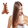 Sandalwood Massage Comb for Head & Body, Wide-Tooth Wooden Hair