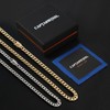 CaptainSteeL Stainless Steel Cuban Link Chain Necklace for Men