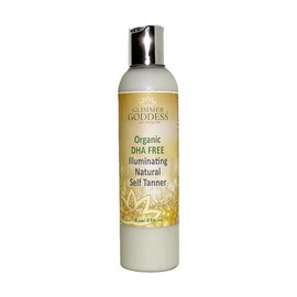 Glimmer 글리머 여신 DHA 프리 셀프 태너 다크 선리스 태닝 로션 8온스 [Regular] Glimmer Goddess DHA Free Self Tanner Dark Sunless Tanning Lotion 8 Ounces [Regular]