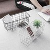 Creative Wall Mounted Storage Basket with Sticky Hooks, Iron Hanging