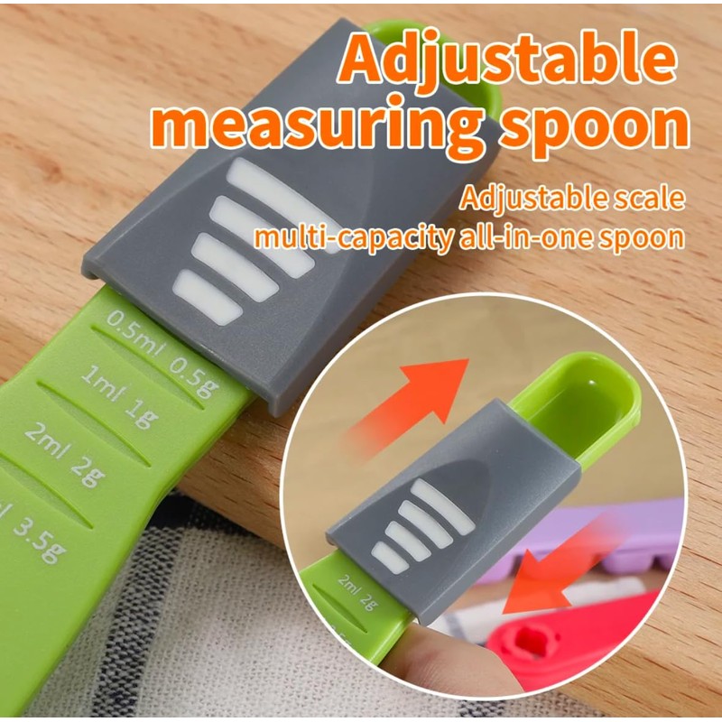 Adjustable Measuring Spoon | Multi-Size 1ml to 15ml | BPA-Free