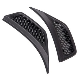 Phamyor Original Wheel Eyebrow Side Fender Air Conditioning Vent Outlet Cover Trim Kit for Jeep Wrangler JL & Gladiator JT 2018-2022 Replace OE#68297664AE 68297665AE, Black, Left & Right Side