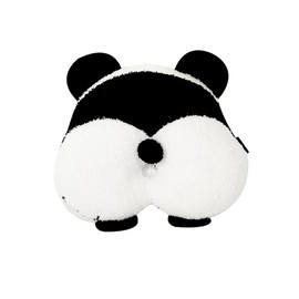 Panda Car Tissue Box Soft Plush Car Tissue Holder Hanging Headrest Tissue Organizer Auto Animal Decor for Car Home Bathroom